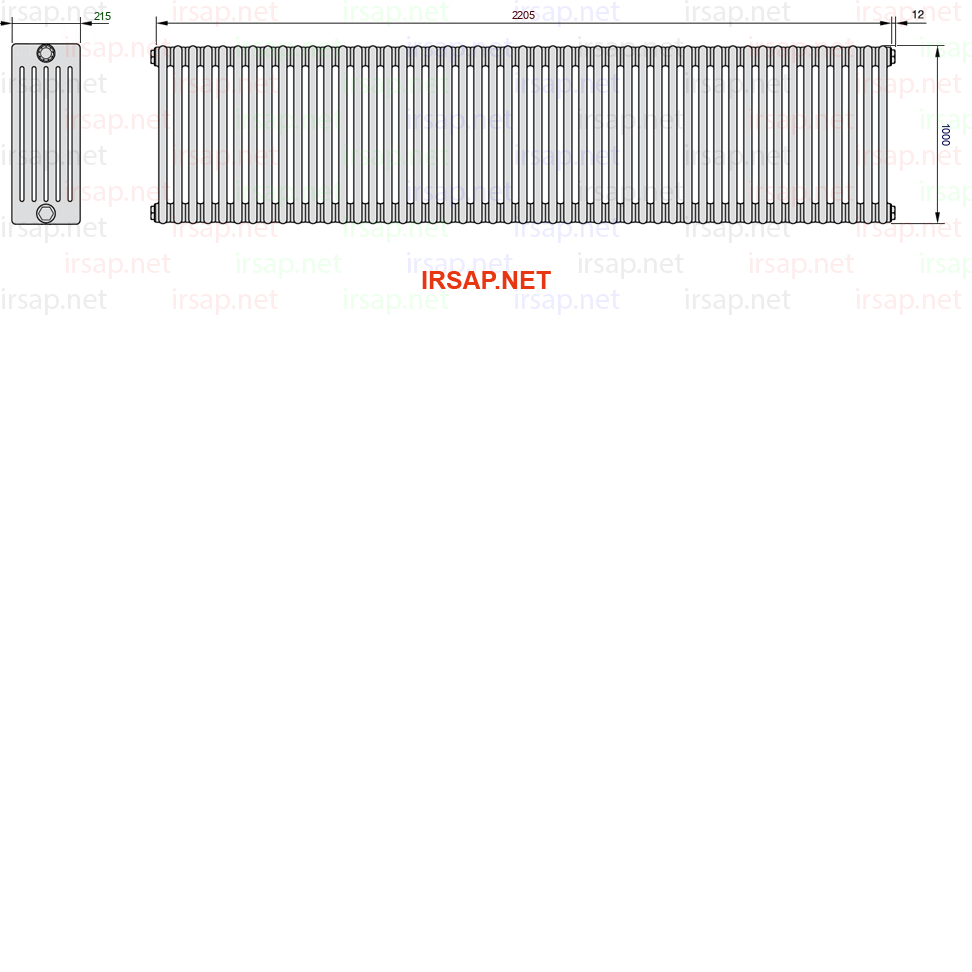Радиатор IRSAP Tesi 61000/49 T12 CL 01
